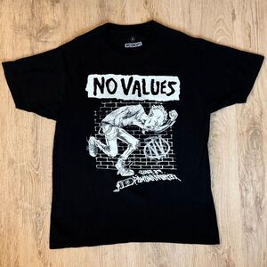 No Values Festival 2024 Punk Concert Tee Black Large Misfits Iggy Social